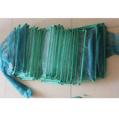 Factory Crab Traps for Mud Crab Lobster Trap with Len. 9.41m 31 Sections 38 Cmx 23cm Net 1.8cm Str. Mesh