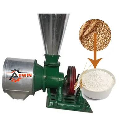 Automatic Home Use Flour Mill Machine With Core Engine Component Removes Wheat Bran Peels Skin Produces Powder Final Product