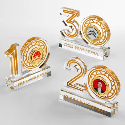 Wholesale High Quality Customized Crystal Award For Anniversary