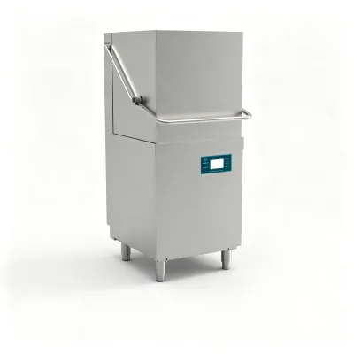 High Efficiency Dual Pump 304 Stainless Steel Lift-up Hood Commercial Dishwasher Disinfection Washer for Restaurant Bar Canteen