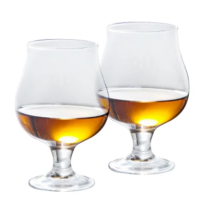Premium Transparent Clear Crystal Brandy Snifters 400ml American Style Glasses for Drinking Brandy for Wine Wedding Use