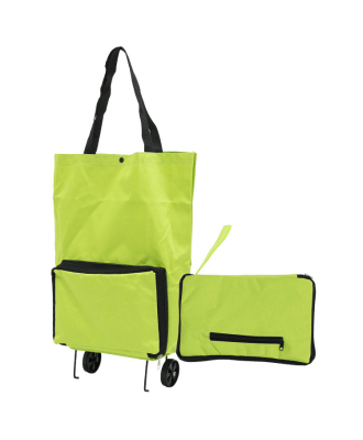 Factory Direct Supermarket Portable Fashion Folding Shopping Cart with Wheels