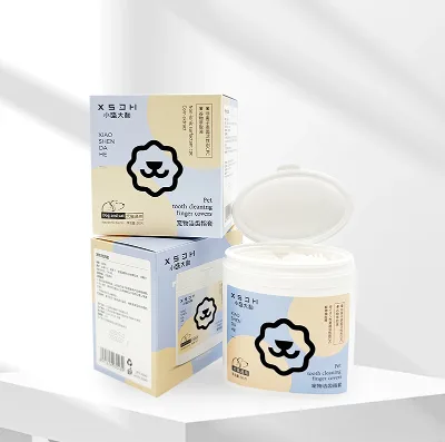 OEM/ODM Pet Tooth Ear Cleaning Finger Cots Pet Remove Tartar Stones Oral Cochlear Cleaning Finger Cots
