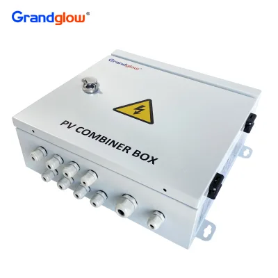Grandglow GS-7-2CB 6 String PV Combiner Box 6 Input 1 Output PV Connector DC300/1000V IP65 40KA Surge Protection Electrical