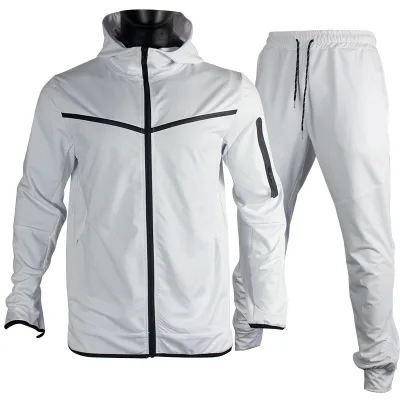 Men's Custom Logo Zipper Jacket Training Jogging Wear Winter Prints 2-Piece Set Men's Tracksuit