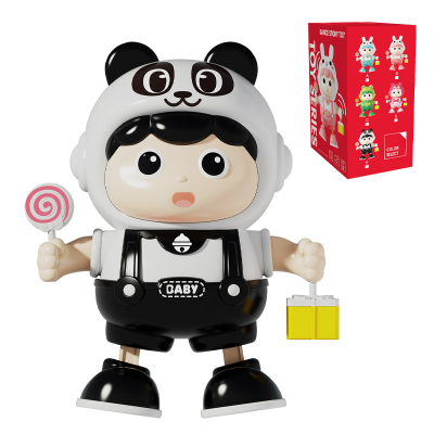 Customized Plastic Music Toys for Babies, Mini Cartoon Music Dancing Rabbit Parent-child Interactive Toys Cartoon Baby Toys