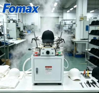 High Quality 2 Head Automatic Cap Ironing Machine Heat Machinery Adjustable Temperature