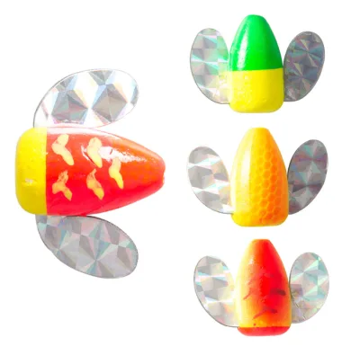 Foldable Spin N Glo Trolling Rafting Bait Acrylic Plastic Fishing Rig Accessories for Trout Cod Bass Fishing Rivers Streams