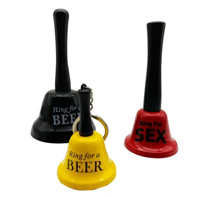 Metal Hand Bell Keychain and Dinner Bell for Christmas Souvenir & Promotion Gifts