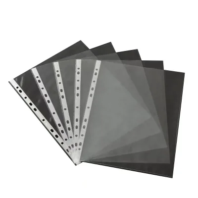 Durable11Hole Folder PP Binding Cover A4 Transparent Inner Leaf Bag 50mic 60mic 80mic Glossy for Office School Protective Film