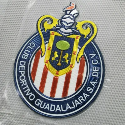 Hot Sale Clothing Logo Football TPU Patch Silicone Soft Logo Heat Transfer for Garment Accessories