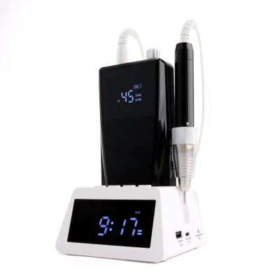 Professional Nail Salon Equipment Nail Drill Machine 45000RPM Rechargeable Brushless Motor Manicure Pedicure Nail Drill Handle