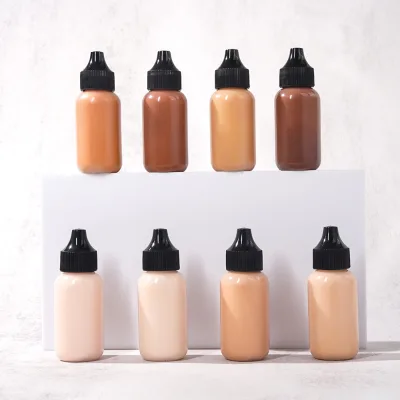 Popular Model Natural Face Makeup Liquid Custom logo Foundation Matte Waterproof Liquid Foundation for All Skin Types