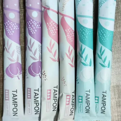 Wholesale Tampons Women Menstrual Tampons Disposable Applicator Tampons
