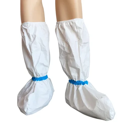 Medical Disposable Nonwoven Anti-static Boot Covers Cleanroom Microporous Surgical Shoe Cover