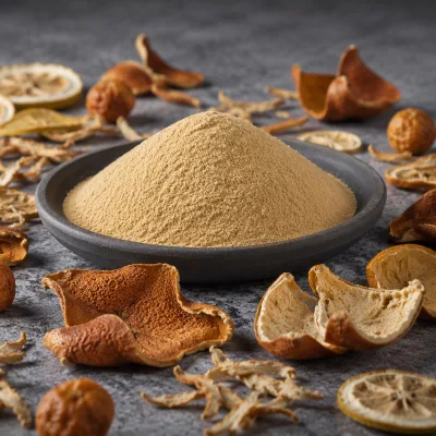 Factory Wholesale Fine Dried Ground Chen Pi Powder Pure Dried Tangerine Peel Powder for Cooking Spices Fruit Preserving