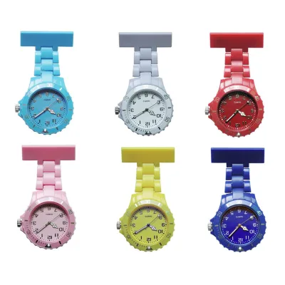 PVC Big Dial Nurse Watch Hospital Gift Fob Pocket Watch Female Cute Medical Doctor Watch