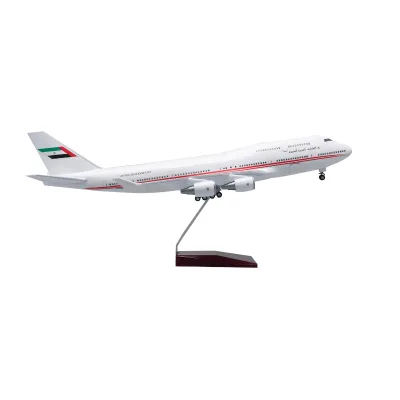 UAE Presidential Boeing 747 Resin Aircraft Model 47 cm 1/150 Scale Collectible Plane With Gift Box