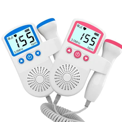 Foreign Trade English One Piece Home Doppler Fetal Heart Rate Monitor for Pregnant Women Drop Shipping Cross-Border