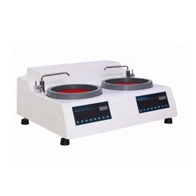200mm Double Disc Double Control Metallographic Sample Specimen Grinding and Polishing Machine
