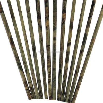 5.6*30" Carbon Arrow Shafts Camo Crossbow Archery Shaft Spine 400 for Crossbow Outdoor Hunting Archery Shooting