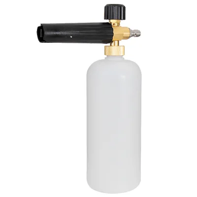 Transparent Plastic Foam Cannon Pot Spray Gun Snow Foam Sprayer Gun Bottle Clear Foam Lance for Household
