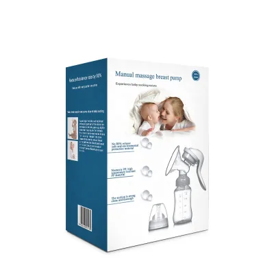 Hospital-grade Baby Hand Breast Pump White Single Breast Milk Pump Painless Comfort Mom Silicone Rubber Manual Breast Pump