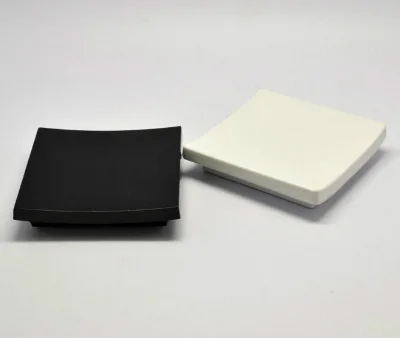 Hotel Acrylic Soap Dish Top Grade Room Square Soap Tray Dish Holder Wholesale Custom Acryl White and Black Dish SD6001