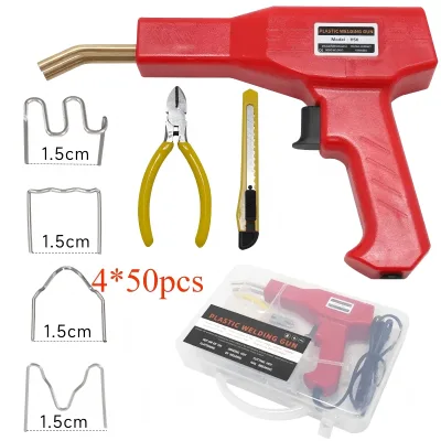 New COROTC Car Bumper Repair Kit with Welding Gun Hot Melter Nails & Rods for 110V/220V Use