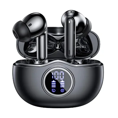 Newest ANC A90 Headphones True Wireless Earbuds Active Noise Cancel LED Power Display Earphones IPX4 Earphone
