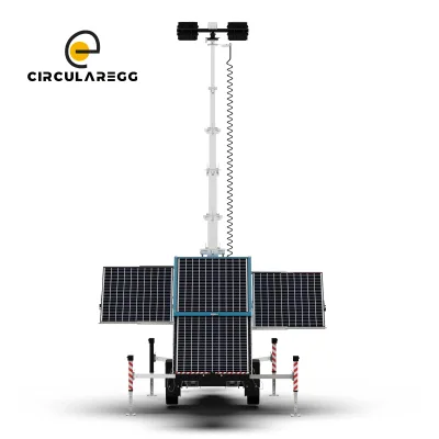Automatic Solar Led Flood Light with Motion Sensor IP67 Rated Aluminum Construction for Residential Use