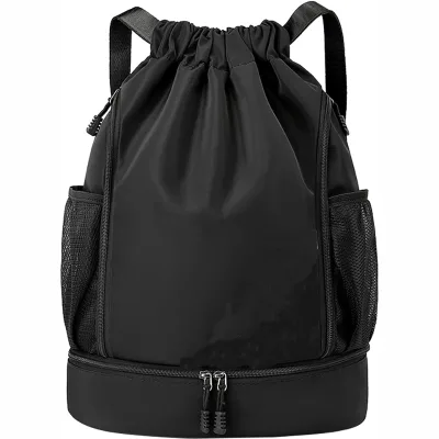 Large Capacity Swim Gym Backpack Sport Backpack for Men Children Draw String Back Bag