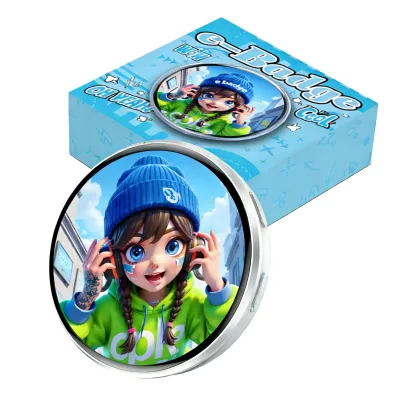E-Badge Smart Wearable Display Programmable Electronic Badge HD IPS Screen for App Control DIY Custom Photo Magnetic