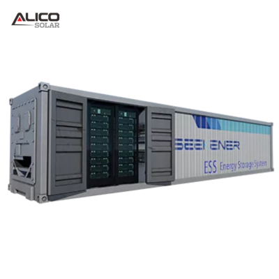 Alicosolar 2MW Power Plant 2000KW Solar Panel System 2 MW Solar Power System Lithium Power Station