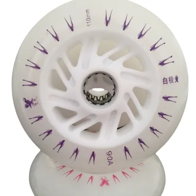 Outdoor Sports Accessories Luminous LED Flashing Roller 90A Speed Skating Slalom Tires Inline Skate Wheels Sizes Summer Winter