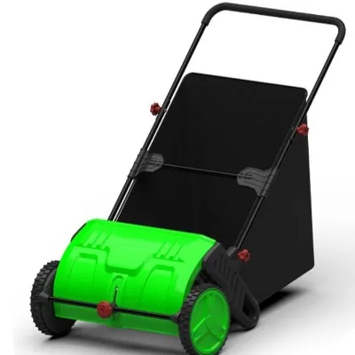 Manual Lawn Aerator 21-Inch Push Model ODM-21 with 1 Year Warranty Green Color 1 1/4in Poking Depth & 1/4in Port Size