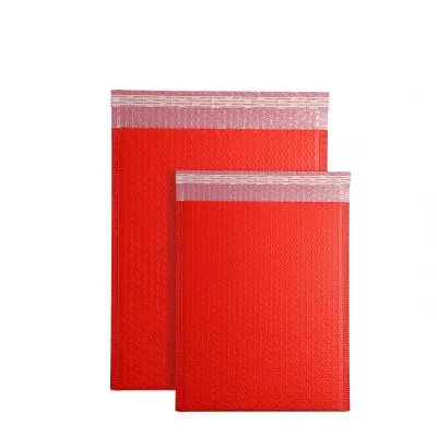 Custom Logo Printed Eco-Friendly Poly Bubble Mailers 4x6 4x8 6x10 Pink Patterned Thermal Packaging