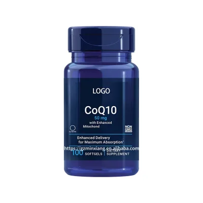 OEM/ODM Vegan Coenzyme Q10 Improve Heart Health Anti Fatigue Antioxidant Coq10 Softgels Dietary Supplements