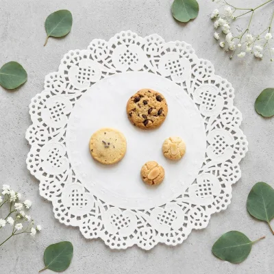 Wholesale Guangmei Classic Round Eco-Friendly Disposable Paper Placemats Doilies