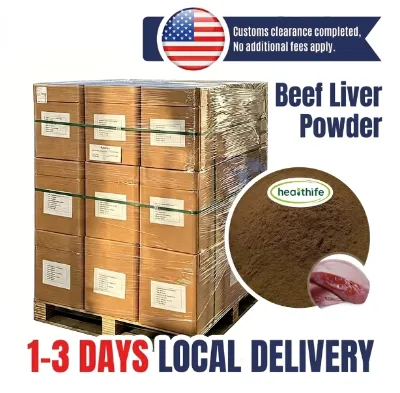 Healthife USA Warehouse Freeze Dried Beef Liver Grass Feed Pure Bovine Liver Beef Liver Powder