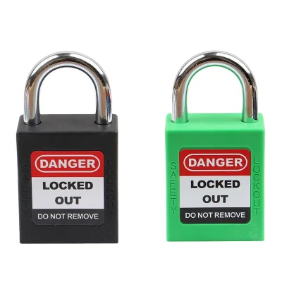 NT-25S 25mm Master Key Padlock Safety Locks Durable Reinforced Nylon Triple-Coated Steel CE/ISO Certified for Industrial Lockout