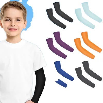 UV Protection Anti-UV Sun Sleeve for Outdoor Cycling Quick-Drying Breathable Oversleeve for Golf Parents and Children