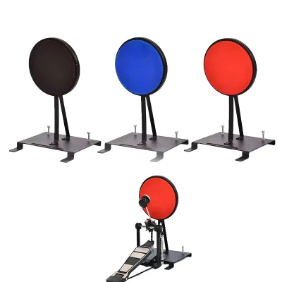 Durable Bass Drum Practice Pad Double Single Pedal for Drum Set Mute Drum Pedal Silent Practice Pad Independent Metal Foot Pedal