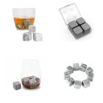 Stainless Steel Whiskey Stones Diamond Metal Ice Cube Whiskey Ice Cube for Cola Wine Drinks