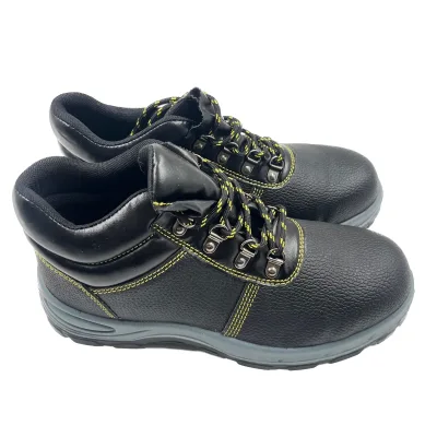 Hot Sale Heavy-Duty Steel Toe Steel Sole PU Leather Safety Shoes