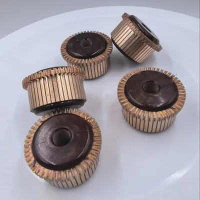 High Precision Molded Copper Armature Commutator Assembly for Fractional HP Small DC Motors & Mini Generators