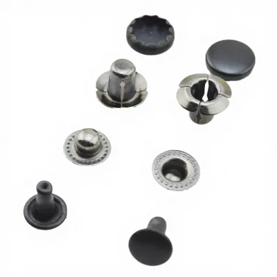 High Quality Custom Eco-Friendly Brass Metal Press Snap Buttons with Plating Technique for Clothing