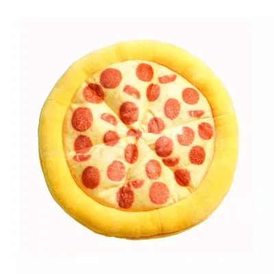 Dog Bites Simulated Pizza Toy Pet Vocalization BB Called Toy Teething Training Supplies