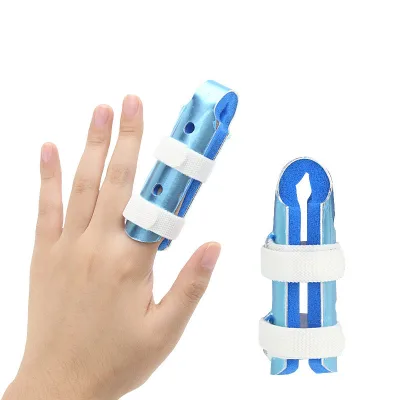 Adjustable Oval Mallet Hand Support Brace Arthritis Injury Sprain Aluminum Finger Splint
