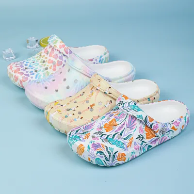 2025 New Breathable Summer Outdoor Clogs & Mules Thick Outsole Height Garden Beach Design